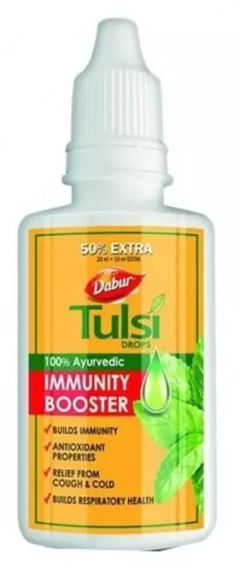 110 000 сум Противовирусные капли для повышения иммунитета "Dabur Tulsi Drops" (30 мл)