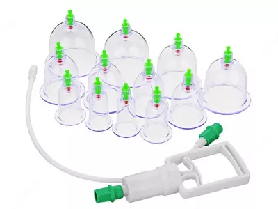 Набор массажных вакуумных банок для Хиджамы (12 шт) - 180 000 сум / упаковка