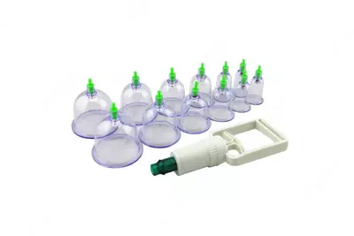 180 000 сум / упаковка Набор массажных вакуумных банок для Хиджамы (12 шт)