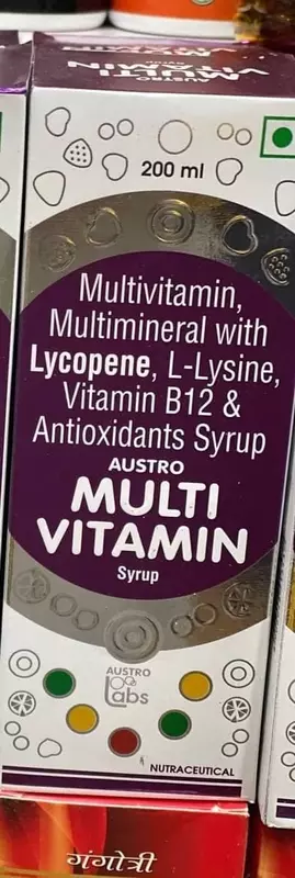 Мультивитаминный сироп "Multi vitamin syrup Austro lab" (200 мл) - 190 000 сум