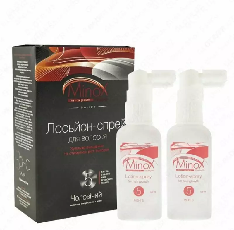   Soch osishi uchun buzadigan amallar losonlari  MinoX 5 (50 ml)