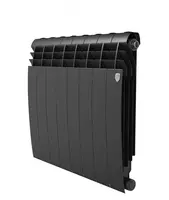 Биметаллический радиатор "Royal Thermo BiLiner 500" (Черный)