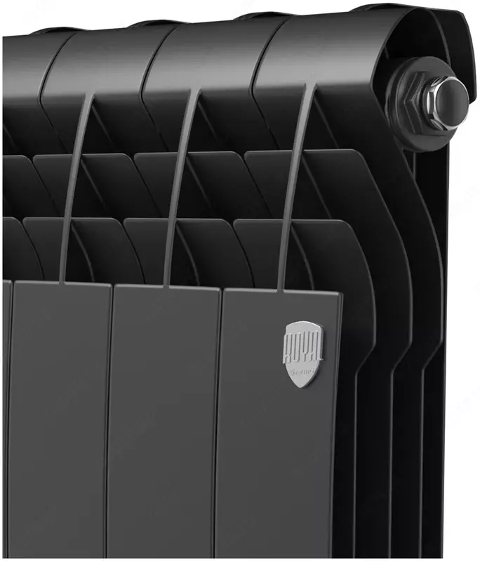 Биметаллический радиатор "Royal Thermo BiLiner 500" (Черный)