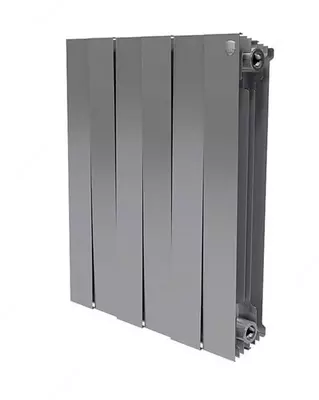 Биметаллический радиатор "Royal Thermo Piano Forte 500" (Серебристый)