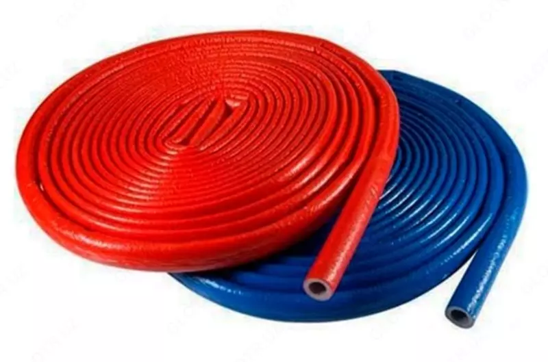 Теплоизоляция "Энергофлекс" супер протект 35/6, трубка 2 метра (Красная)