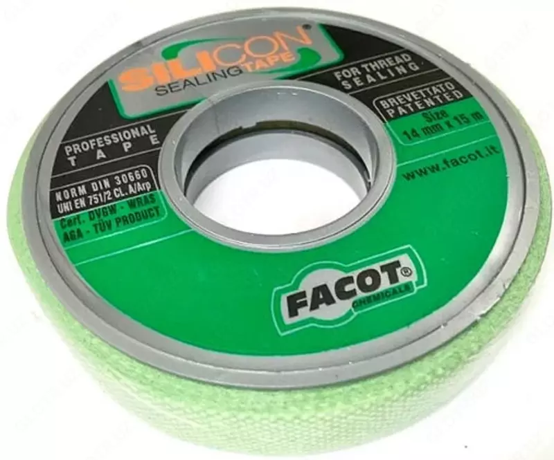 Тефлоновая Лента-фум FACOT PTFE 1915 А (19 мм х 15 м х 0.2 мм)