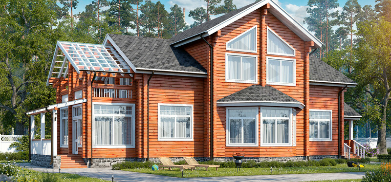 строительство домов из клееного бруса Только в розницу