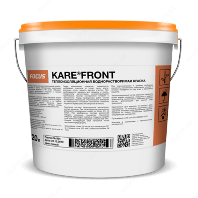 Жидкая теплоизоляция для фасадов и стен KARE® FRONT в Ташкенте