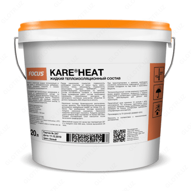 KARE® HEAT kombinatsiyalangan usuli uchun issiqlik izolatsiyasi