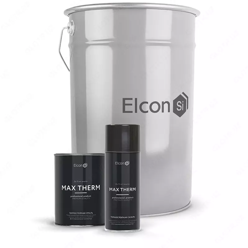 Issiqlikka chidamli antikorozif emal Maks Therm / qora shokolad/ 700⁰C / 25 kg