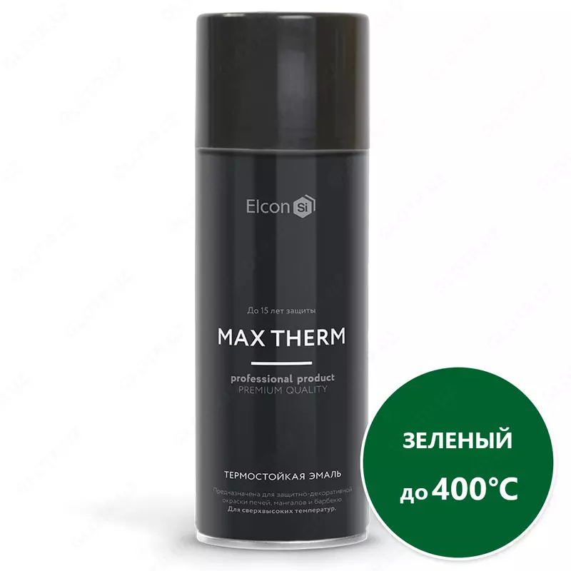 Issiqlikka chidamli antikorozif emal Maks Therm / yashil / 400⁰C / 25 kg