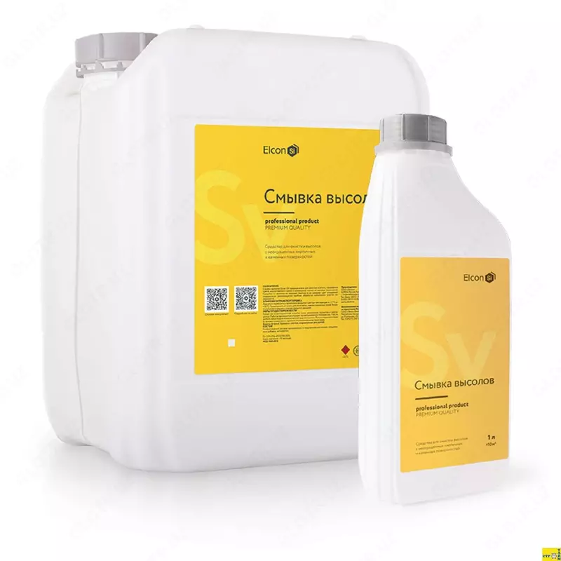 Смывки, преобразователи, очистители Elcon P высокоэффективная смывка светло-желтый 650 гм, стекло