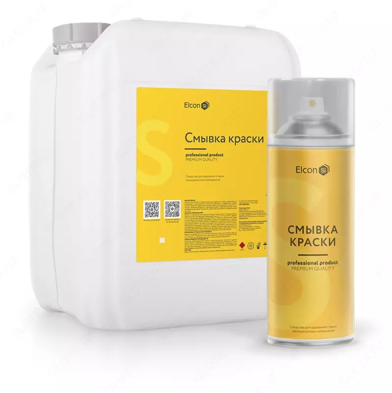 Смывки, преобразователи, очистители Elcon SV смывка высолов, новая формула бесцветный 5 л