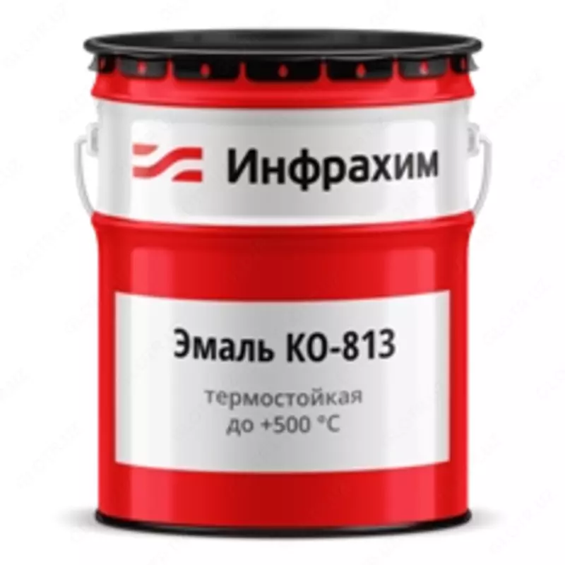 Issiqlikka chidamli antikorozif emal ko-813/ikkita komponentli /kumush/500⁰C / 21,5 kg