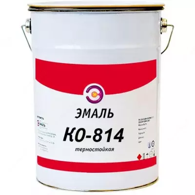 Issiqlikka chidamli antikorozif emal ko-814/ikkita komponentli /kumush/400⁰C / 21 kg