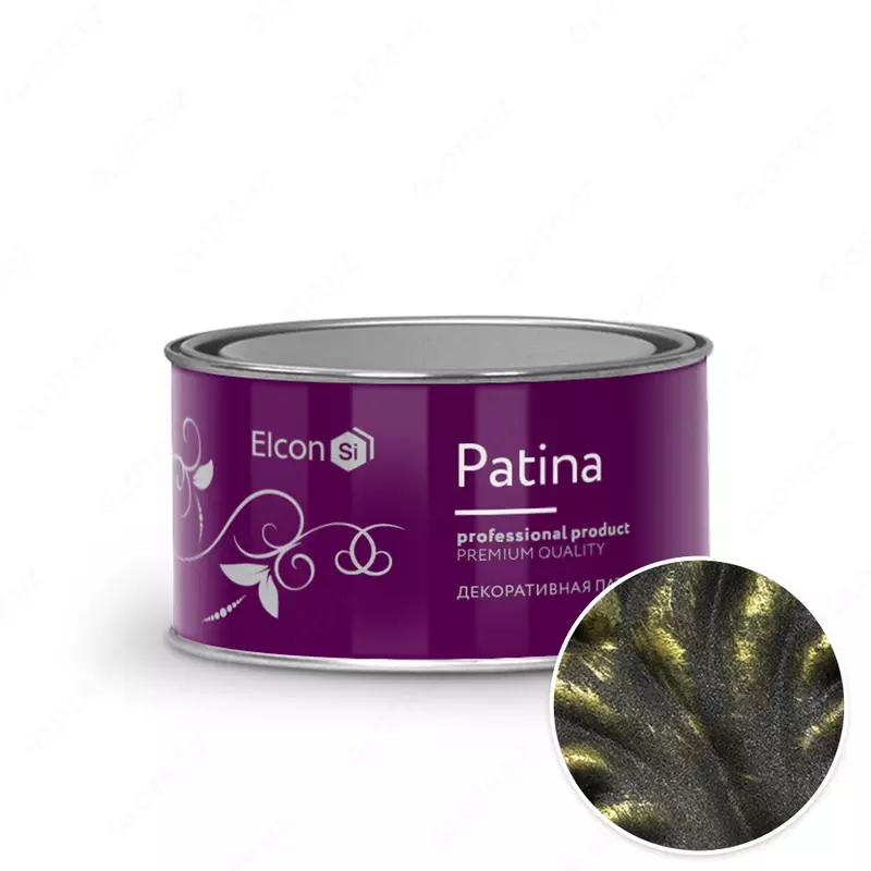 Patina zarb mahsulotlari uchun bo'yoqlar dekorativ kumush, bronza, ko'katlar 0.2 kg