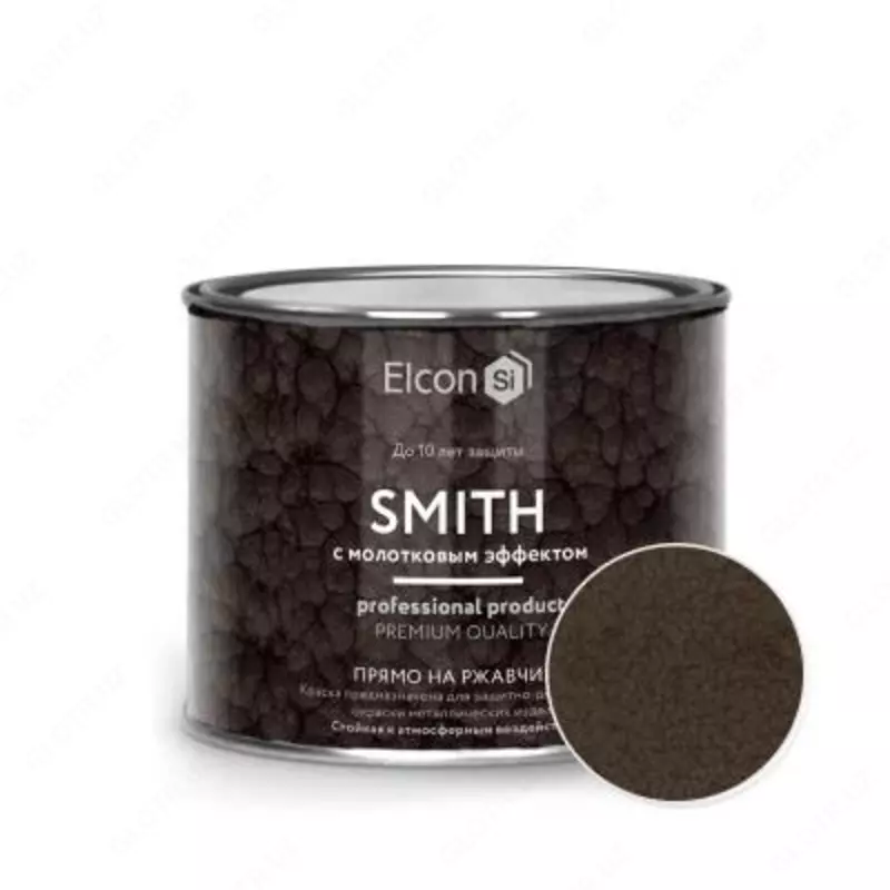 Краски с молотковым эффектом Smith (c молотковым эффектом) черный, шоколад, синий, зеленый 2 кг