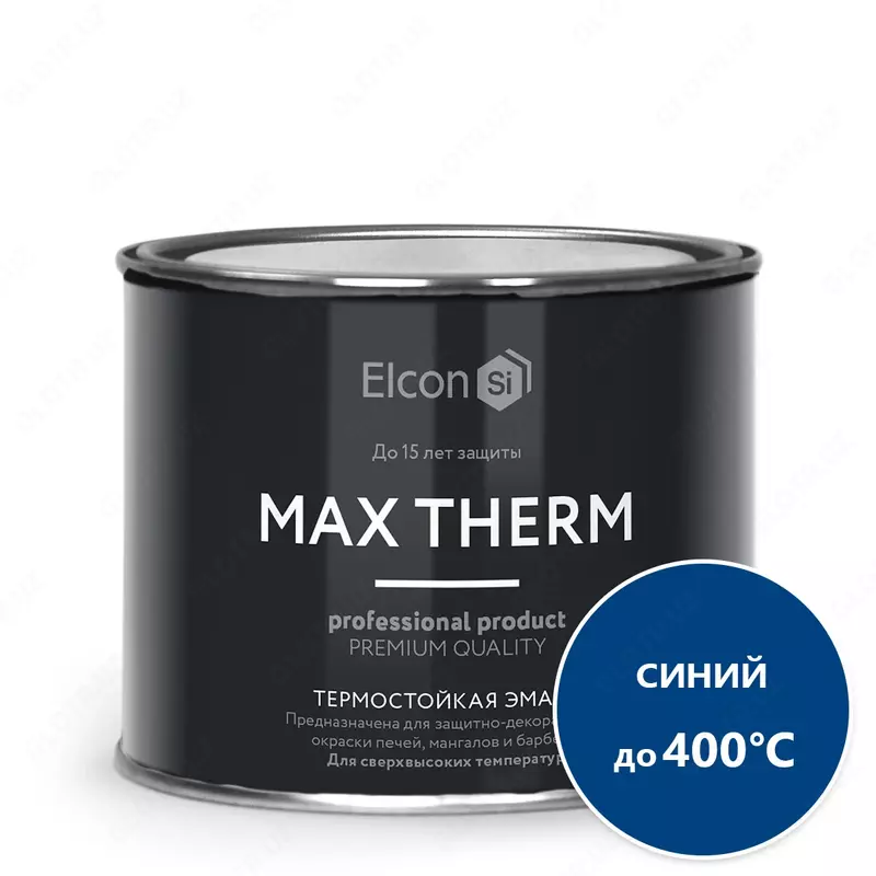 Issiqlikka chidamli antikorozif emal Max Therm, ko'k/ 400⁰C / 0.8 kg