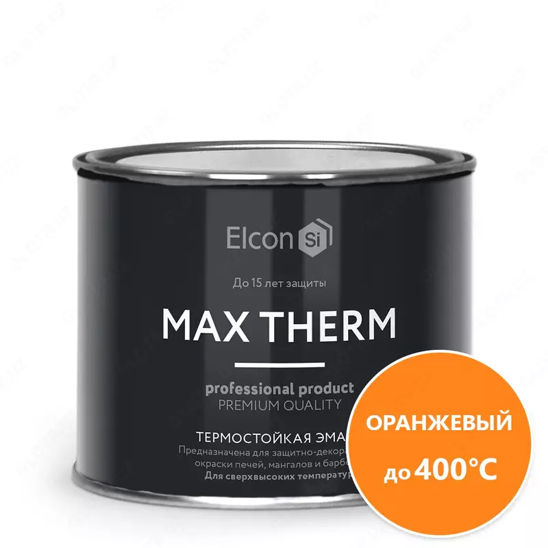 Issiqlikka chidamli antikorozif emal Max Therm, olov rang / 400⁰C / 0.4 kg
