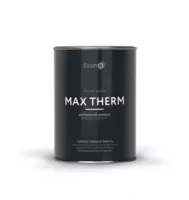 Issiqlikka chidamli antikorozif emal Max Therm qora (1000 °C) kumush grafit antrasit yash qizil-jigar kulrang oq kok qiz yorqin qiz sar jigar kok bej / 400-1000⁰C /520 ml aerozol -