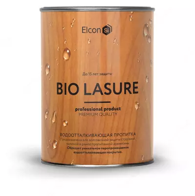 Защитно-декоративная пропитка Elcon Bio каштан/0.9 л