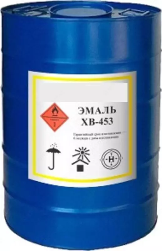 Эмаль ХВ-453 (серебристая)