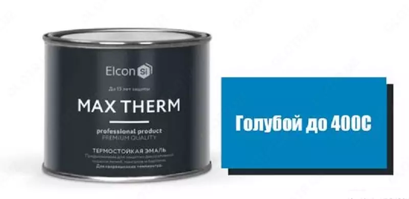 Elcon Max Therm issiqlikka chidamli emal ko-8101, ko-8104, ko-868, ko-870, Ko-8111, ko-828, ko'k, 400°S