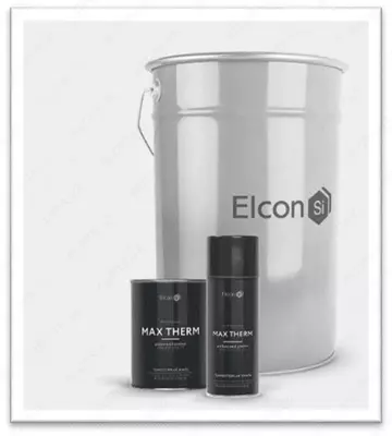 Elcon Max Therm issiqlikka chidamli emal ko-8101, ko-8104, ko-868, ko-870, Ko-8111, ko-828, bej,, 400°S