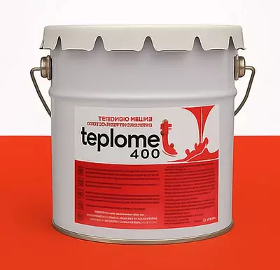 Yuqori haroratli izolyatsiya qoplamasi TEPLOMETT "400" 10 l. (00023-modda)
