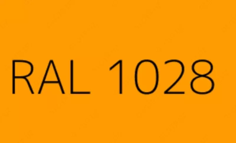 Электростатическая порошковая краска (Цвет: Оранжевый / RAL 1028 / Глянец)