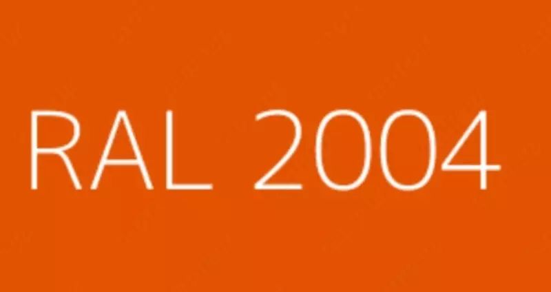 Электростатическая порошковая краска (Цвет: Чисто Оранжевый / RAL 2004 / Глянец)