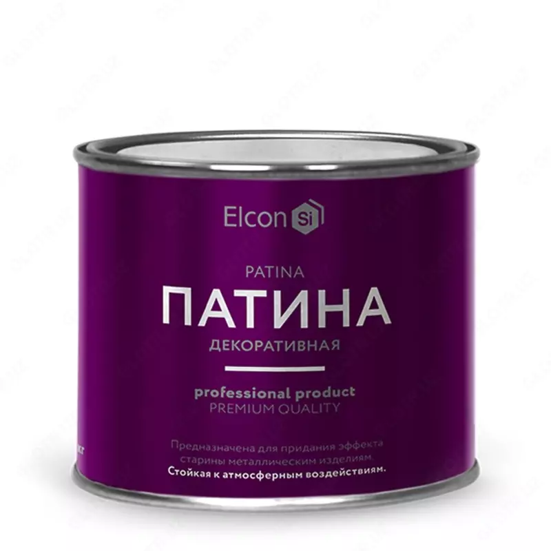 Elcon Patina dekorativ patina (0,2 kg / oltin; eski oltin; mis; qizil mis; kumush; bronza; yashil)