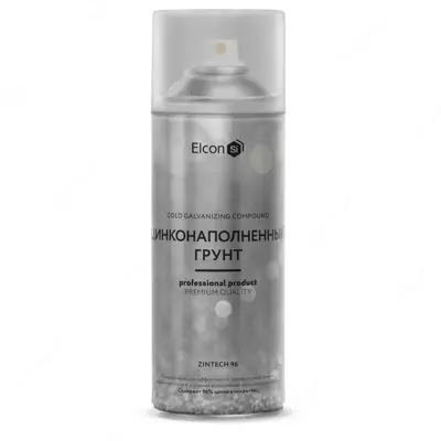 Sovuq galvanizatsiyalash aralashmasi Elcon Zintech 96 (rang: kulrang / 520 ml, aerozol)