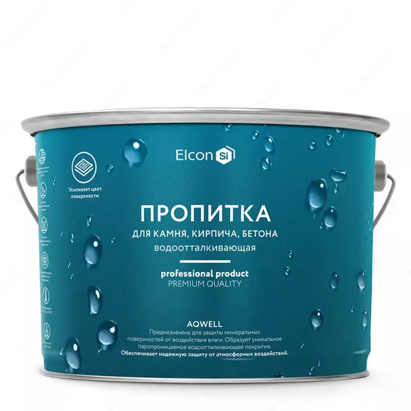 Elcon Aqwell Пропитка с эффектом «мокрого камня» ( Бесцветный / 9 л)