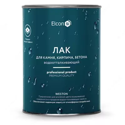 Tosh uchun lak Elcon Weston (Rangsiz / 0.9 l)