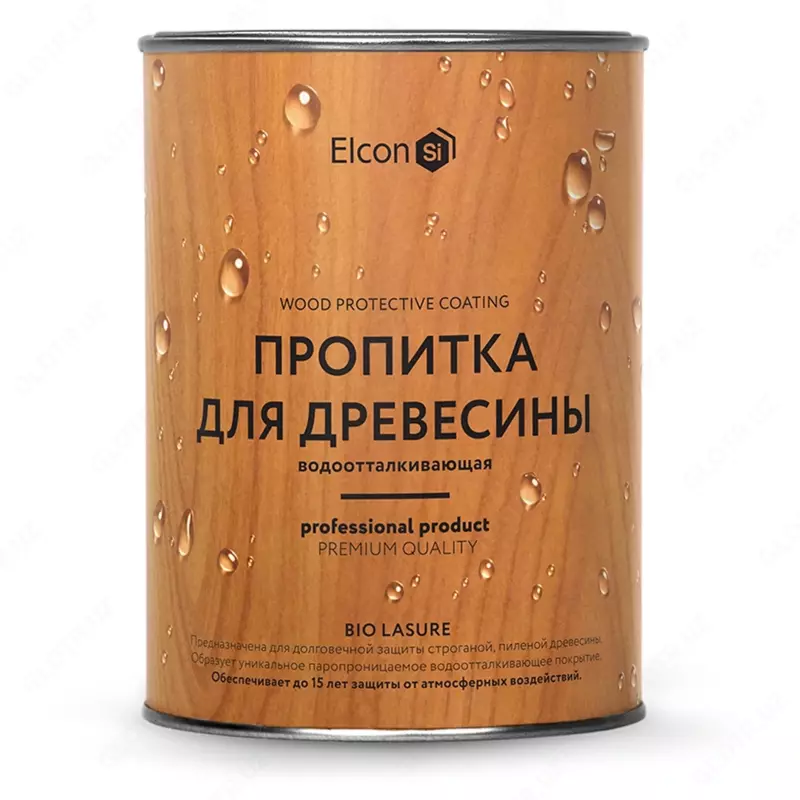 Пропитка для дерева Elcon Bio Lasure (Цвет: Осенний клен / 0.9 л)