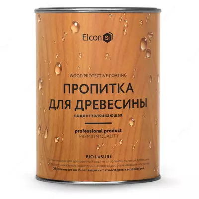 Yog'och emdirish Elcon Bio Lasure (Rang: eman / 0,9 l)