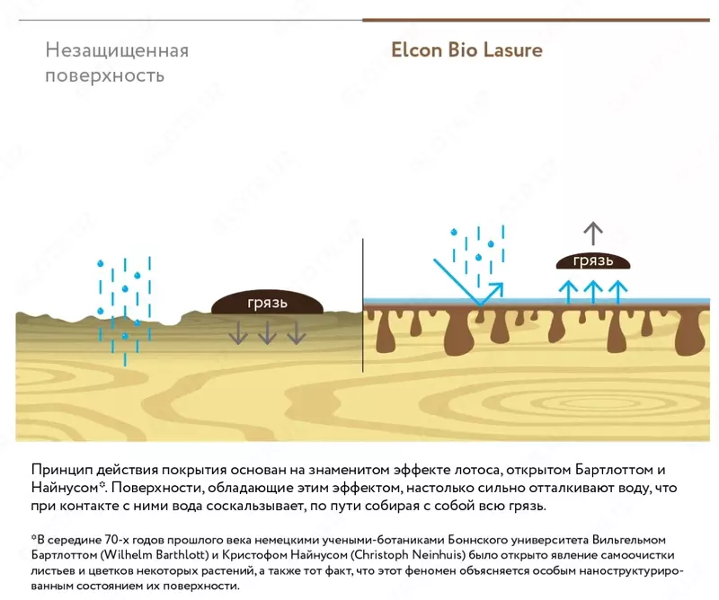 Пропитка для дерева Elcon Bio Lasure (Цвет: Дуб / 2 л)