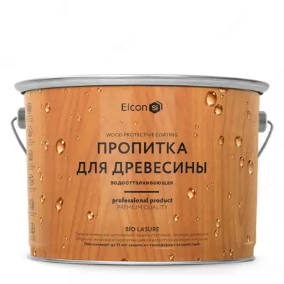 Пропитка для дерева Elcon Bio Lasure (Цвет: Тик / 9 л)