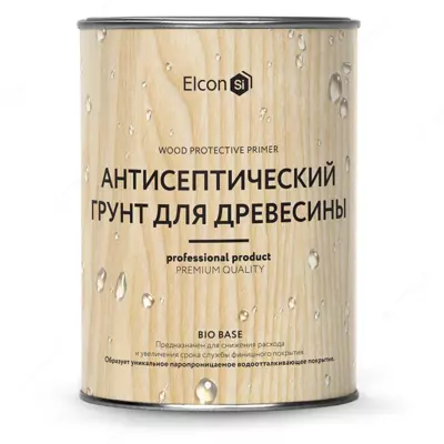 Антисептик-грунт для дерева Elcon Bio Base ( Бесцветный / 0.9 л )