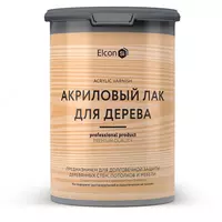 Yog'och uchun akril lak Elcon (Rangsiz / Bo'yash uchun asos / 0