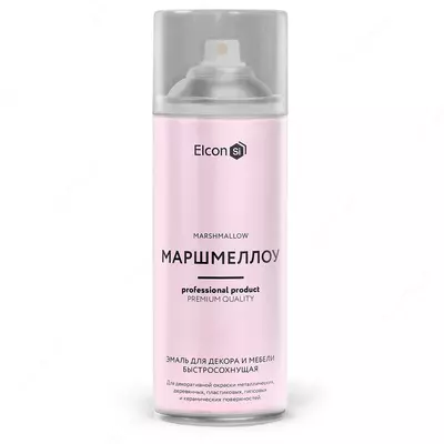 Dekorativ buyumlar va mebellar uchun emal Elcon ( Zefir / 520 ml, aerozol)