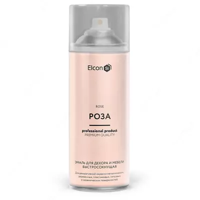 Эмаль для предметов декора и мебели Elcon ( Роза / 520 мл, аэрозоль )
