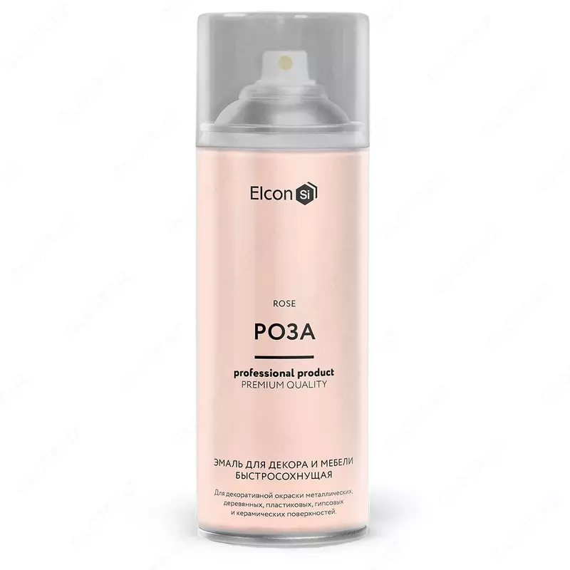 Эмаль для предметов декора и мебели Elcon ( Роза / 520 мл, аэрозоль )