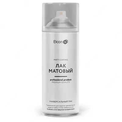 Elcon universal akril lak (rangsiz, mat / 520 ml, aerozol)