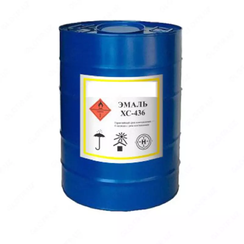 Emaye ХС-436 rang: RAL katalogiga muvofiq