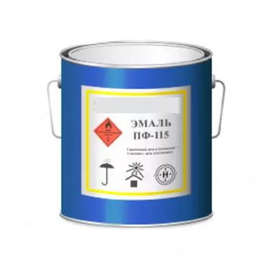 Эмаль ПФ-115 Цвет: Черный