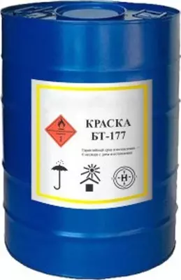 Краска БТ-177 Цвет: Серебристый