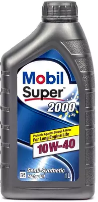 Полусинтетическое моторное масло MOBIL SUPER 2000 X1 10W-40
