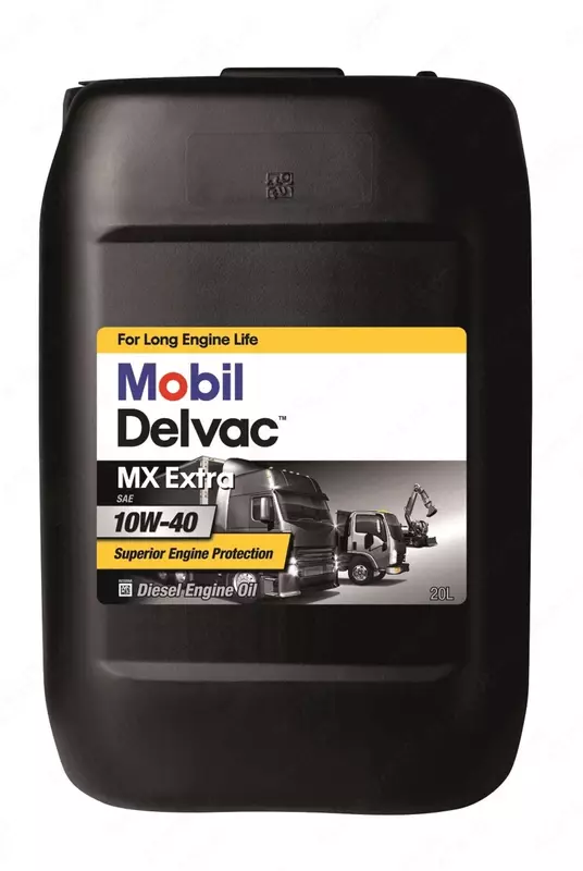 Полусинтетическое моторное масло MOBIL DELVAC MX EXT 10W-40